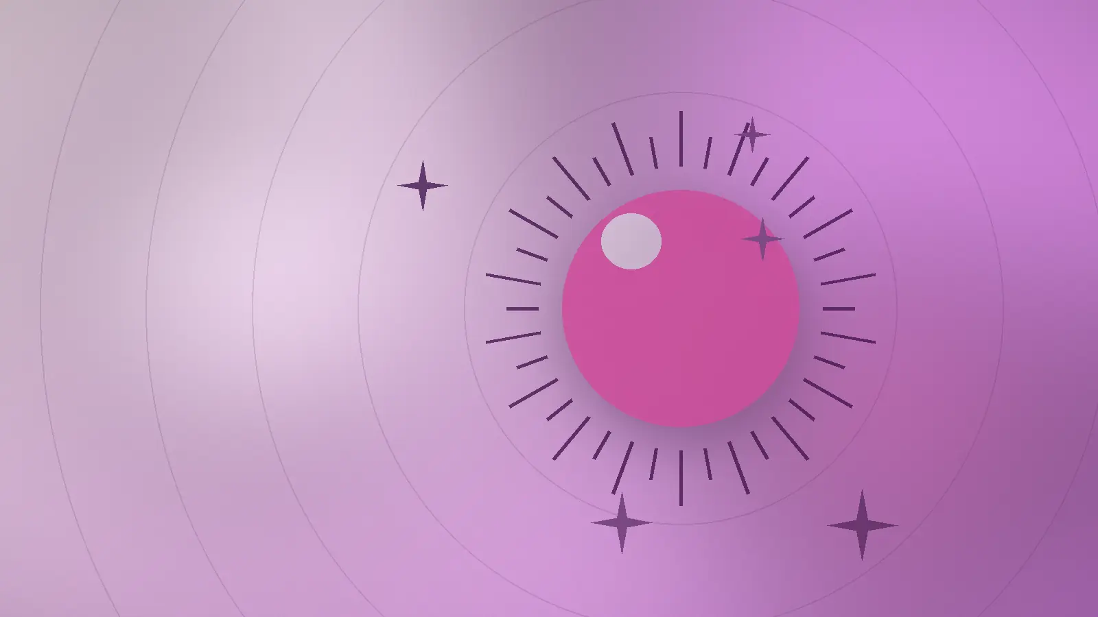Abstrakt illustrasjon med solstråler i lys blush som viser solkrem til ansikt og daglig solbeskyttelse
